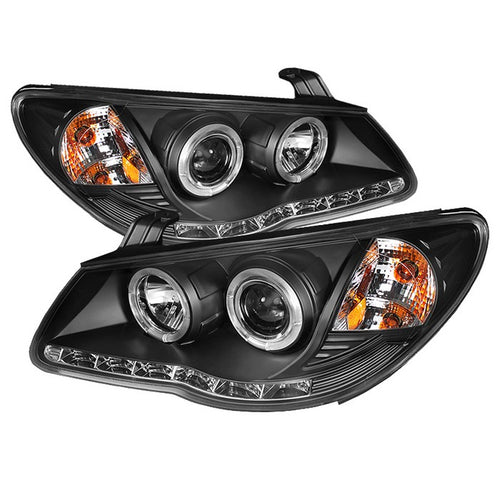 Hyundai Projector Headlights, Hyundai Elantra Headlights, 07-10 Projector Headlights, Elantra Projector Headlights, Projector Headlights, Black Projector Headlights, Spyder Projector Headlights