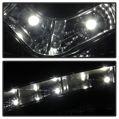 Hyundai Projector Headlights, Hyundai Tucson Headlights, Tucson 04-09 Headlights, Projector Headlights, Black Projector Headlights, Spyder Headlights