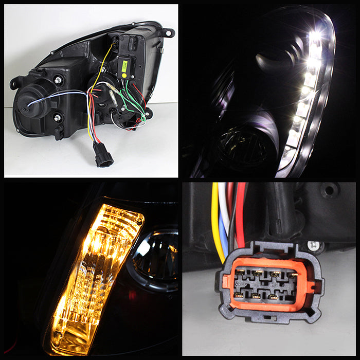 Infiniti Projector Headlights, Infiniti G35 Headlights, Projector Headlights, 03-04 Projector Headlights, Black Projector Headlights, Spyder Projector Headlights, G35 Headlights