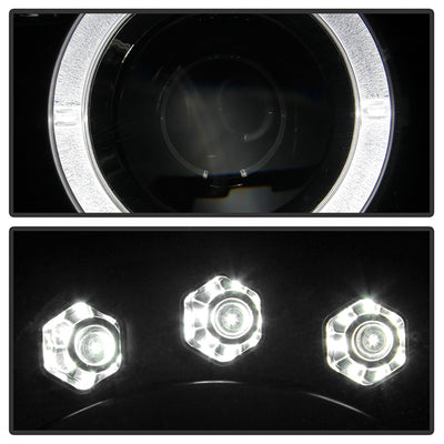 Jeep Projector Headlights, Grand Cherokee Headlights, Projector Headlights, 05-07 Projector Headlights, Black Projector Headlights, Jeep Grand Cherokee Headlights, Spyder Projector Headlights