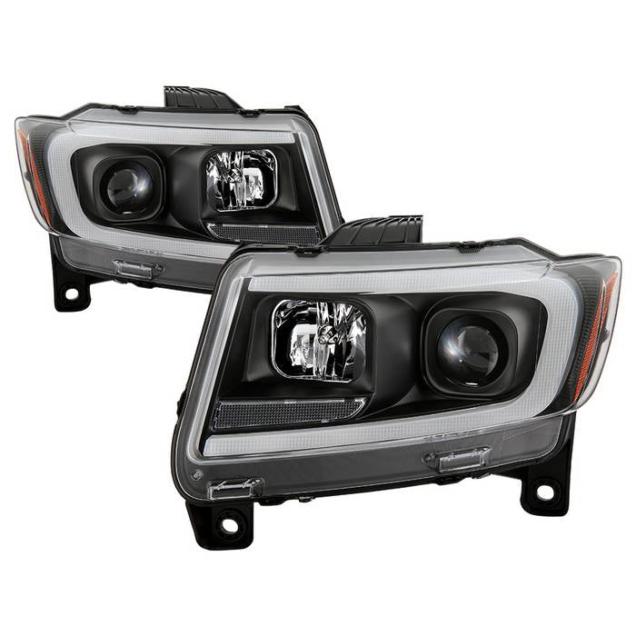 Jeep Projector Headlights, Jeep Grand Headlights, Cherokee Projector Headlights, Jeep 11-13 Headlights, Black Projector Headlights, Spyder Projector Headlights, Projector Headlights, Headlights