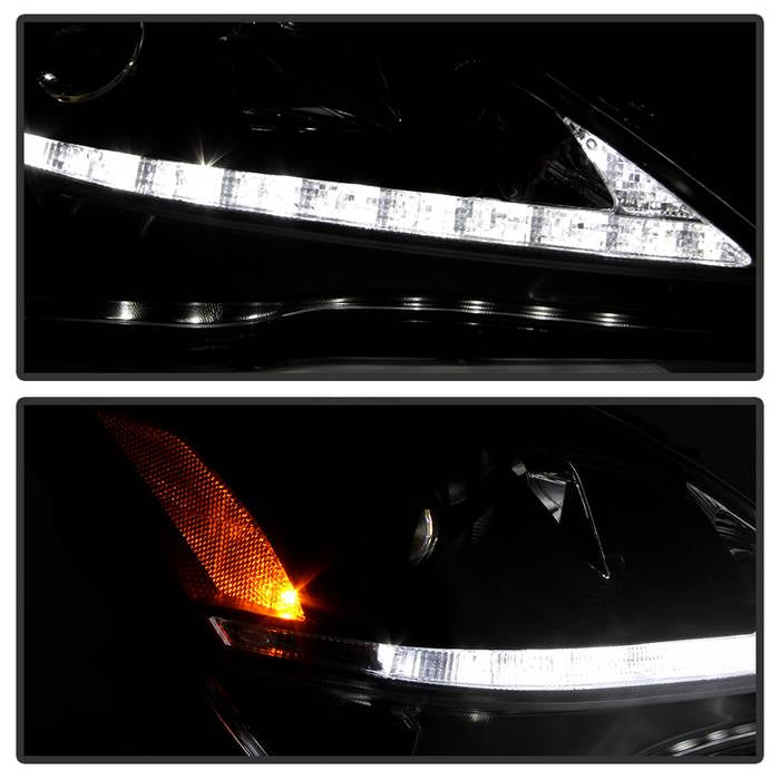 Lexus Projector Headlights, Lexus IS250 Headlights, Lexus IS350 Headlights, 2006-2010 Projector Headlights, Projector Headlights, Black Projector Headlights, Spyder Projector Headlights, 