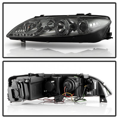 Mazda Projector Headlights, 03-05 Projector Headlights, Mazda6 Projector Headlights, Projector Headlights, Spyder Projector Headlights, Smoke Projector Headlights