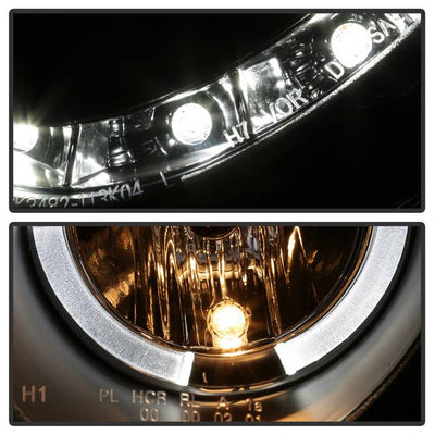 Mercedes Benz Headlights, Mercedes Benz CLK Headlights, Projector Headlights, 03-09 Projector Headlights, Black Projector Headlights,  Spyder Projector Headlights