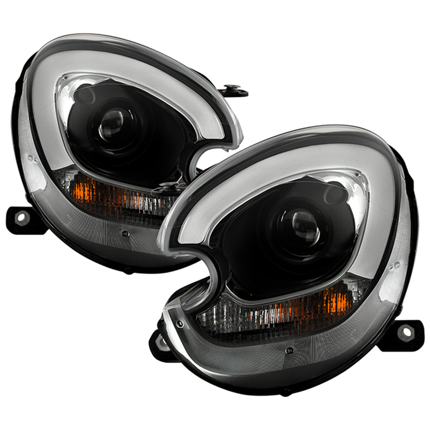 Mini Cooper Countryman 2011-2016 Projector Headlights - Black