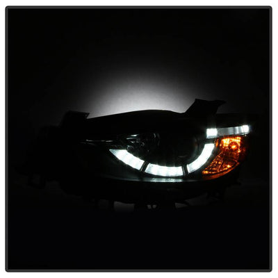 Mazda Projector Headlights, Mazda CX-5 Projector Headlights, Projector Headlights, 13-16 Projector Headlights, Spyder Projector Headlights, Black Projector Headlights