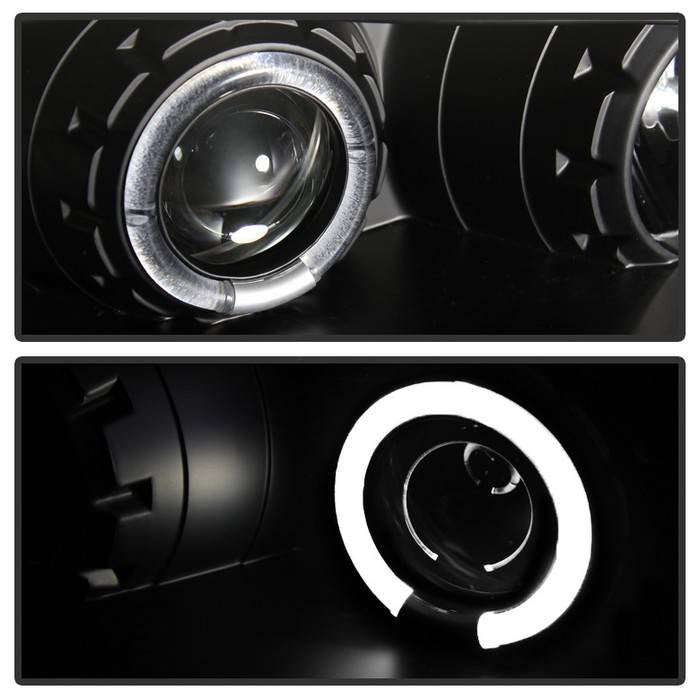 Mitsubishi Projector Headlights, Mitsubishi Eclipse Headlights, 97-99 Projector Headlights, Black Projector Headlights, Spyder Projector Headlights