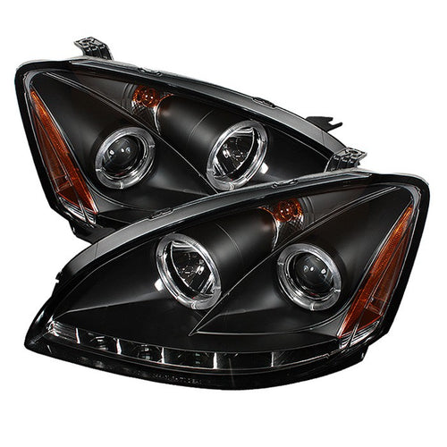 Nissan Projector Headlights, Nissan Altima Headlights, 02-04 Projector Headlights, Black Projector Headlights, Spyder Projector Headlights, Altima Projector Headlights