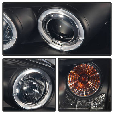Pontiac Projector Headlights, Pontiac G6 2/4DR Headlights, 05-08 Projector Headlights, Black Smoke Headlights, Spyder Projector Headlights, G6 2/4DR Projector Headlights