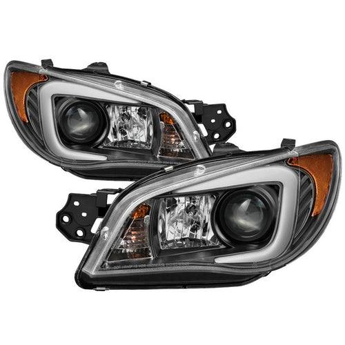 Subaru Projector Headlights, Impreza Projector Headlights, WRX Projector Headlights, 2006-2007 Projector Headlights, Subaru Impreza Headlights, Black Projector Headlights, Spyder Projector Headlights