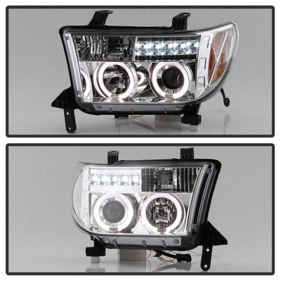 Toyota Projector Headlights, Tundra Projector Headlights, Sequoia Projector Headlights, 07-13 Projector Headlights, 08-13 Projector Headlights, Chrome Projector Headlights, Spyder Projector Headlights, Toyota Tundra Headlights, Toyota Sequoia Headlights