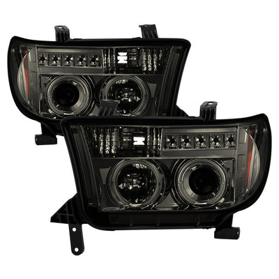 Toyota Projector Headlights, Tundra Projector Headlights, Sequoia Projector Headlights, 07-13 Projector Headlights, 08-13 Projector Headlights, Smoke Projector Headlights, Spyder Projector Headlights, Toyota Tundra Headlights, Toyota Sequoia Headlights, LED Projector Headlights