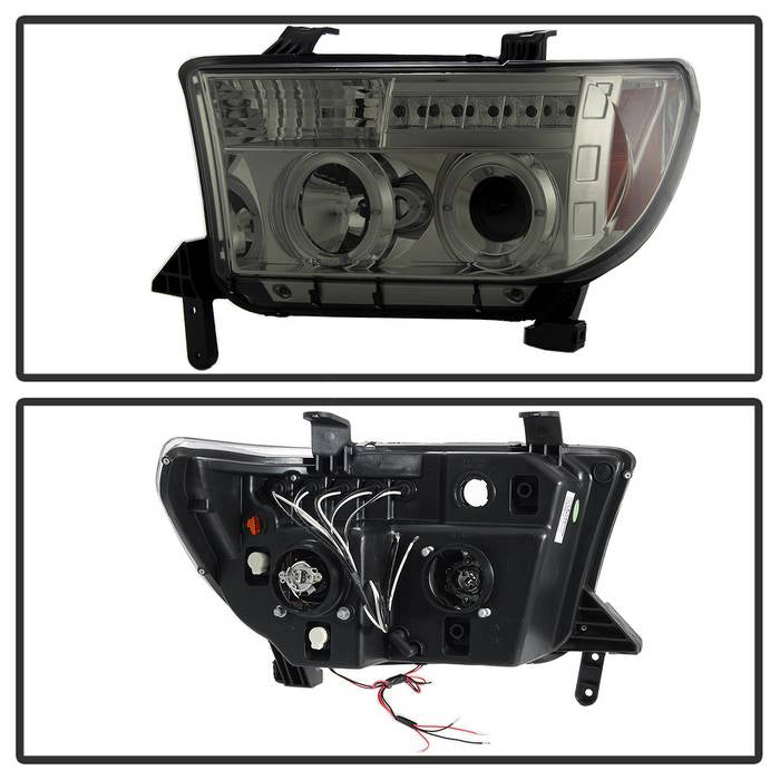 Toyota Projector Headlights, Tundra Projector Headlights, Sequoia Projector Headlights, 07-13 Projector Headlights, 08-13 Projector Headlights, Smoke Projector Headlights, Spyder Projector Headlights, Toyota Tundra Headlights, Toyota Sequoia Headlights, LED Projector Headlights