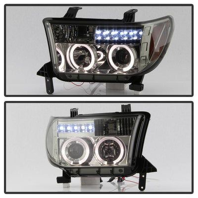 Toyota Projector Headlights, Tundra Projector Headlights, Sequoia Projector Headlights, 07-13 Projector Headlights, 08-13 Projector Headlights, Smoke Projector Headlights, Spyder Projector Headlights, Toyota Tundra Headlights, Toyota Sequoia Headlights, LED Projector Headlights