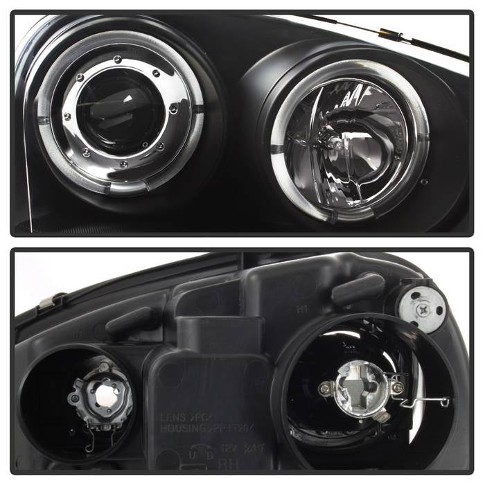 Volkswagen Projector Headlights, GTI Projector Headlights, Jetta Projector Headlights, Rabbit Projector Headlights, 06-09 Projector Headlights, Black Projector Headlights, Spyder Projector Headlights, Volkswagen GTI Headlights