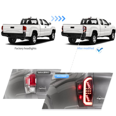 16-22 Toyota Tacoma 3th Gen (N300) LED Vland Tail Lights With Dynamic Welcome Lighting