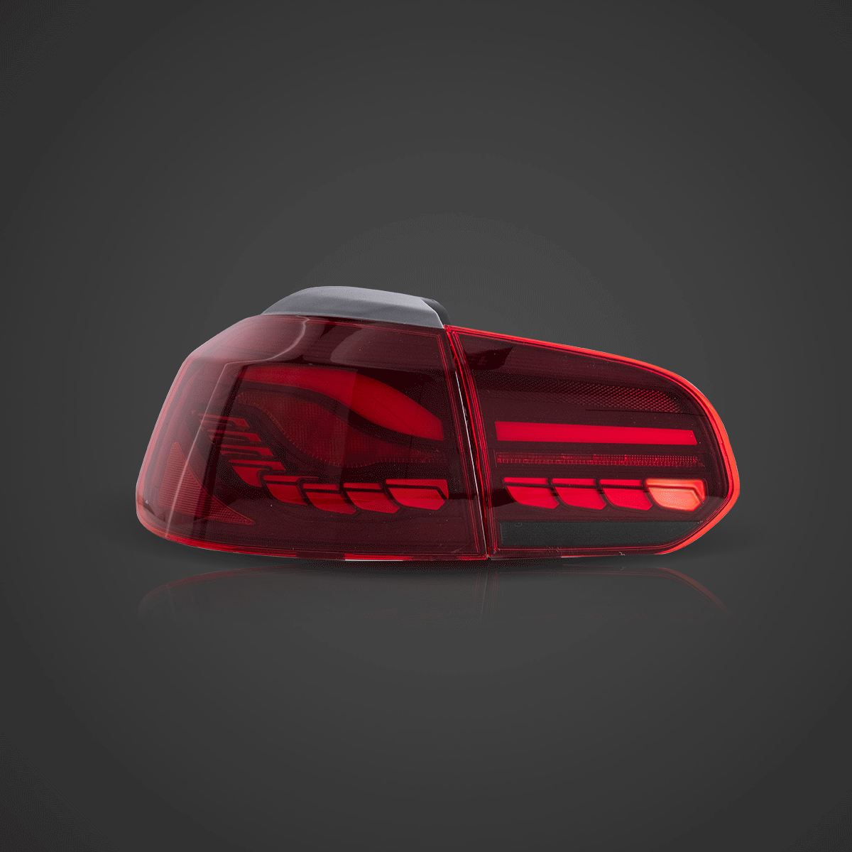 08-14 Volkswagen Golf 6th Gen Mk6 (5K) Hatchback Vland II OLED Tail Lights With Dynamic Welcome Lighting (GTS Style)