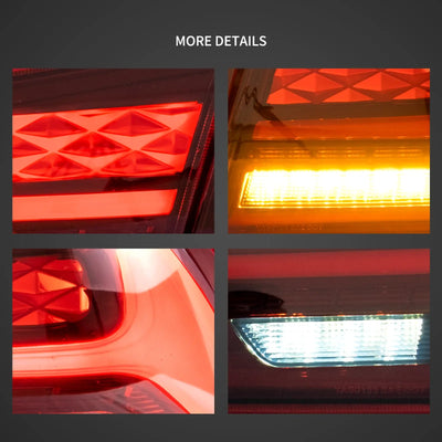 08-17 Mitsubishi Lancer & EVO X Vland IV LED Tail Lights With Dynamic Welcome Lighting