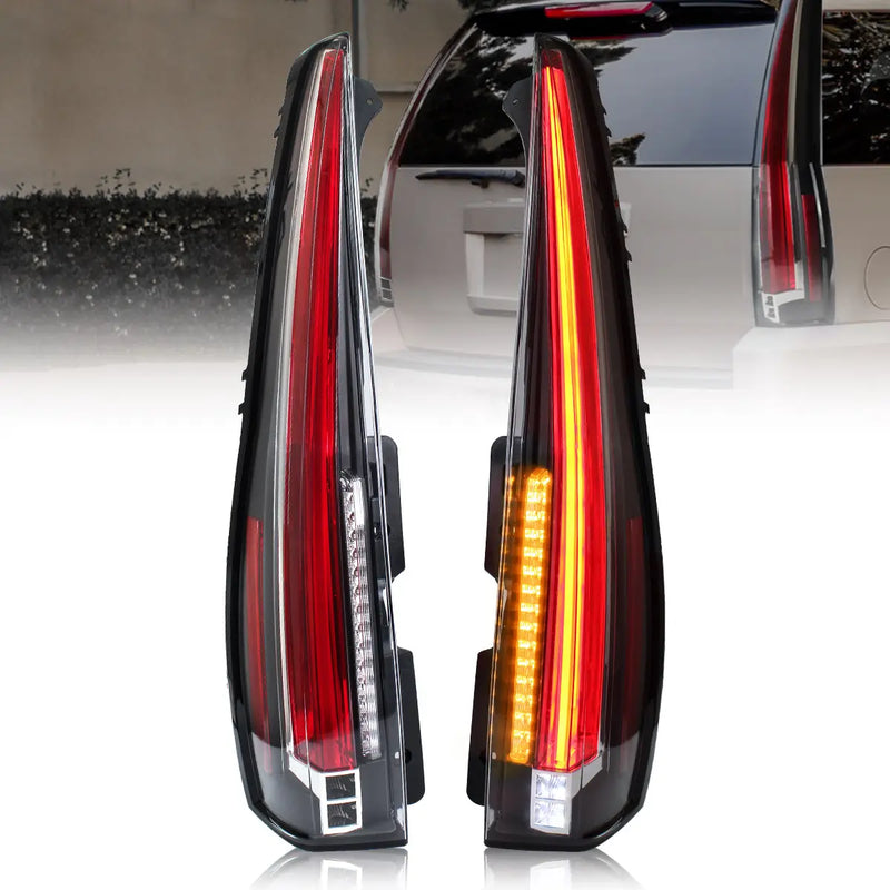 07-14 GMC Yukon Chevrolet Tahoe Suburban 3th Gen (GMT900) Vland LED Tail Lights with Sequential Turn Signal