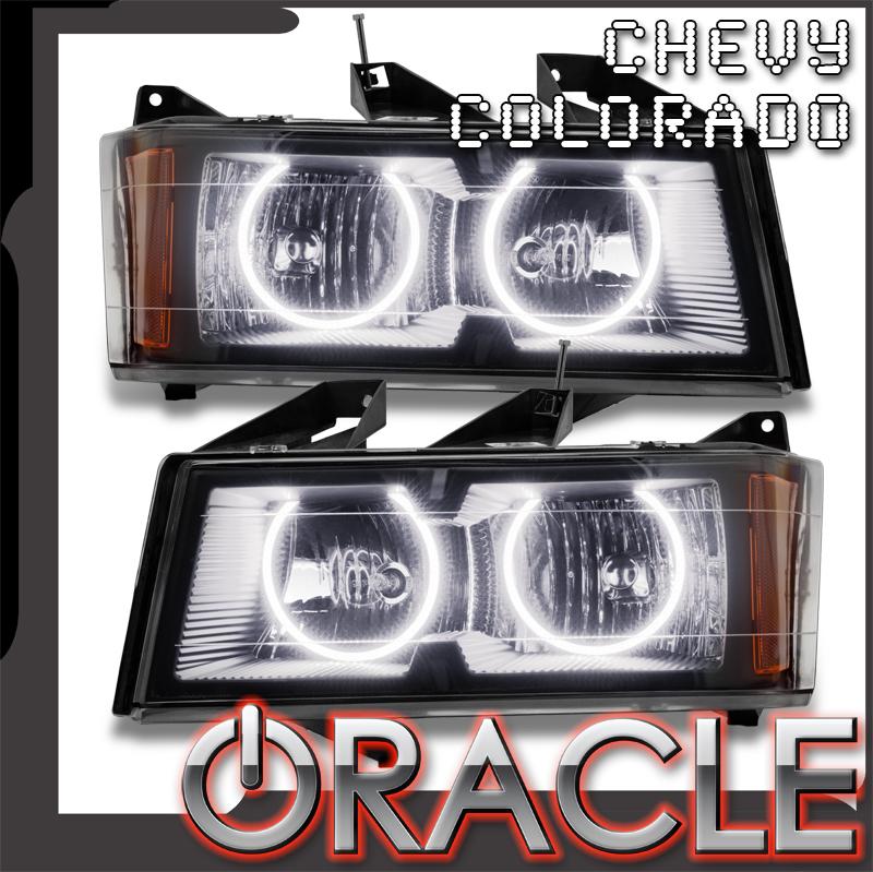 Oracle Lighting 2004-2012 Chevrolet Colorado Pre-assembled Led SMD Halo Headlights