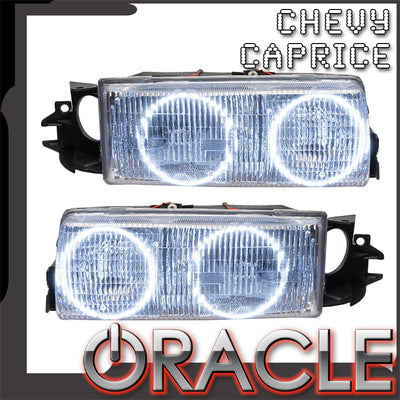 Oracle Lighting 1991-1996 Chevrolet Caprice Pre-assembled SMD Halo Headlights
