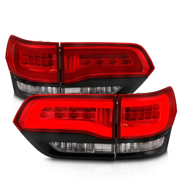 Jeep Led Tail Lights, Jeep Grand Cherokee Tail Lights, Jeep 14-22 Tail Lights, Led Tail Lights, Chrome Tail Lights, Anzo Tail Lights