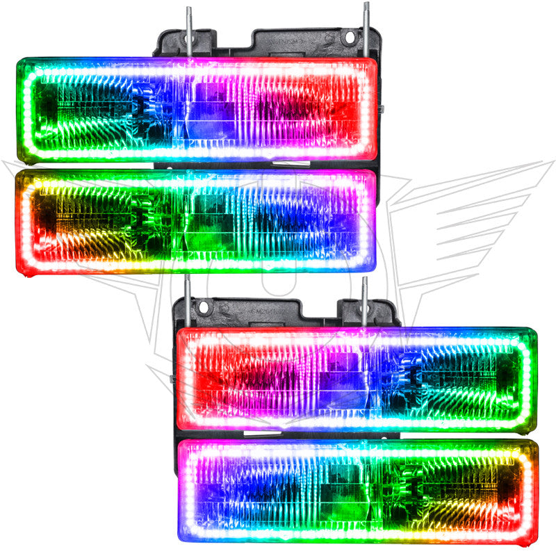 Oracle Lighting 1988-2002 Chevrolet C10 Pre-assembled SMD Halo Headlights