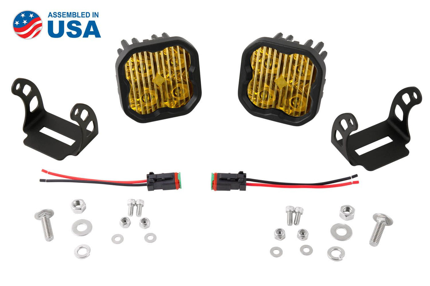Stage Series 3" SAE Yellow Sport LED Pod (pair)