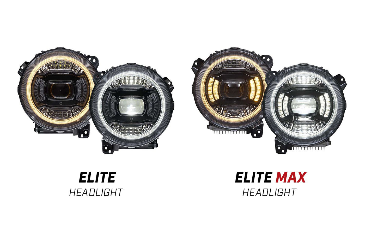 Elite LED Headlights for 2018-2023 Jeep JL Wrangler