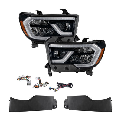 2007-2013 Toyota Tundra LED Reflector Headlights (pair)