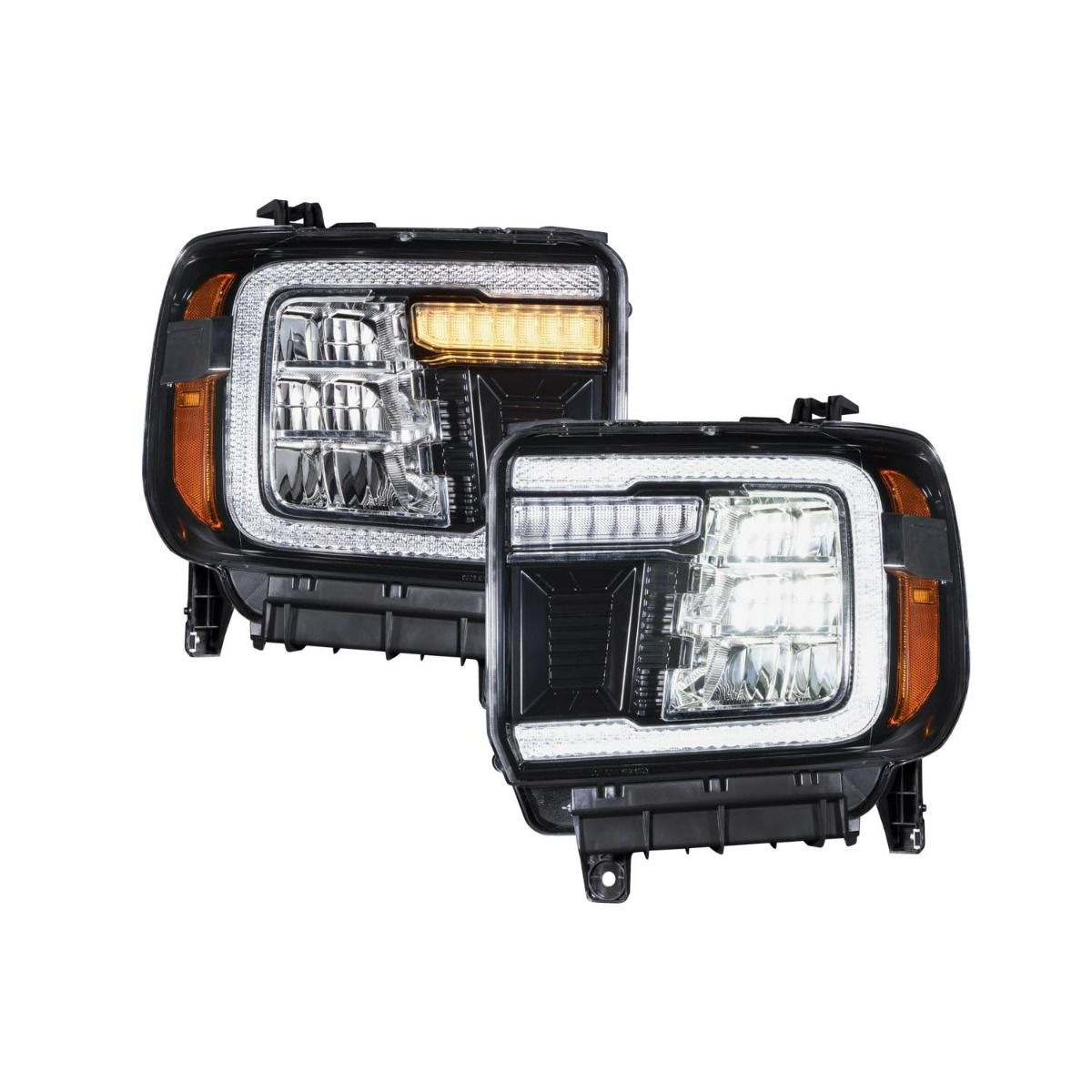 2014-2018 GMC Sierra 1500 LED Reflector Headlights (pair)