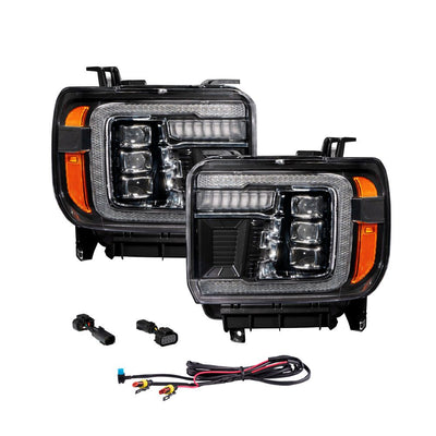 2014-2018 GMC Sierra 1500 LED Projector Headlights (pair)