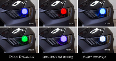 Multicolor Demon Eye Kit for 2015-2017 Ford Mustang