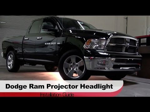 Dodge Ram Projector Headlights, Ram Projector Headlights, Ram 2500 Projector Headlights, Ram 3500 Projector Headlights, 2009-2019 Projector Headlights, Black Projector Headlightss, Spyder Projector Headlights, LED Projector Headlights