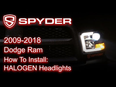 Dodge Ram Projector Headlights, Ram Projector Headlights, Ram 2500 Projector Headlights, Ram 3500 Projector Headlights, 2009-2019 Projector Headlights, Version 2 Projector Headlightss, Spyder Projector Headlights, LED Projector Headlights