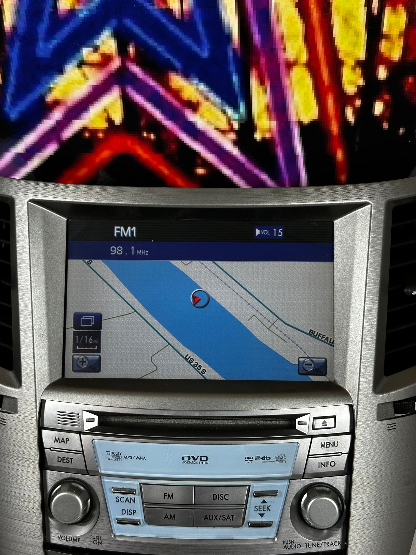 2010-2012 Subaru Outback Legacy Harmon Kardon OEM Navigation Touch Screen Radio