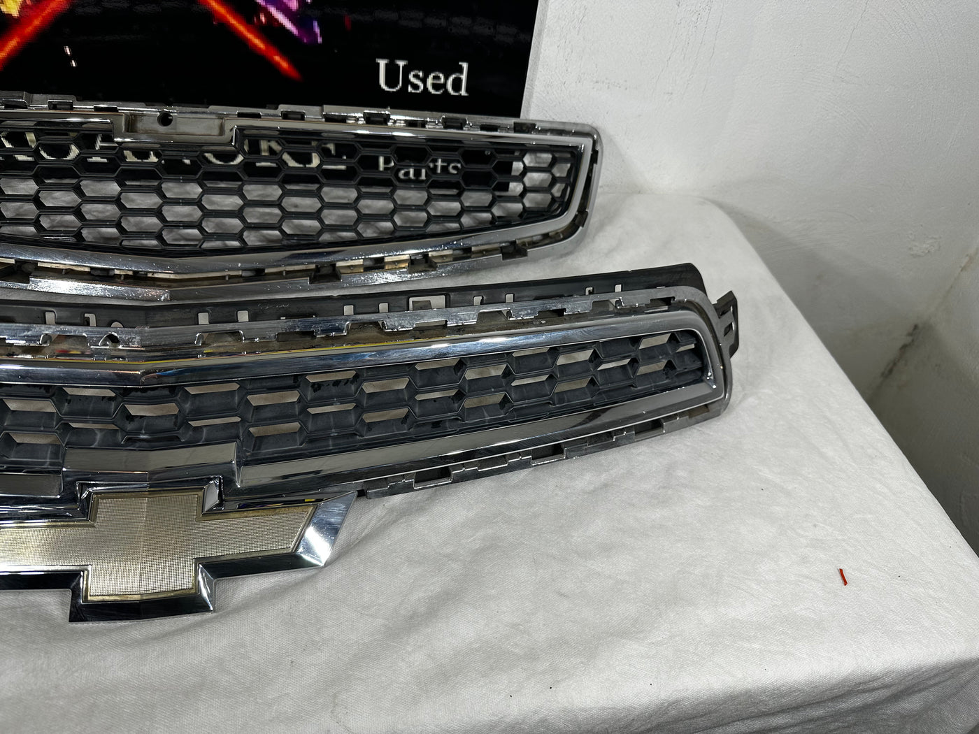 2013 CHEVY MALIBU FRONT UPPER GRILL TOP & Bottom Whole Set OEM
