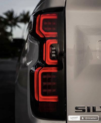 Chevy Silverado 1500 19-23 (Replaces OEM LED Tail Lights ONLY) OLED Smoked