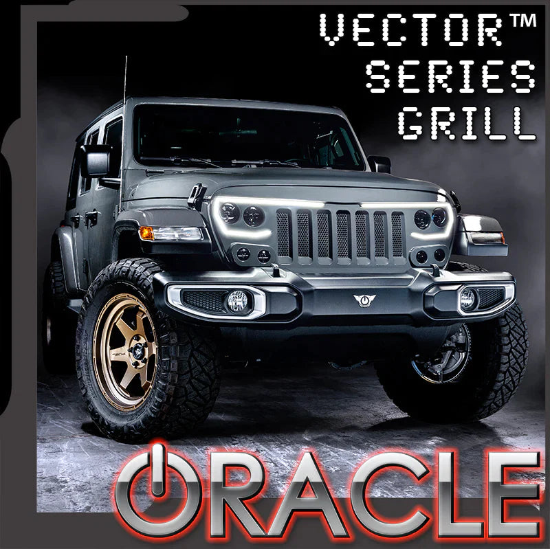 Oracle Lighting Vector Pro-series Full Led Grill for Jeep Wrangler JL/ Gladiator JT
