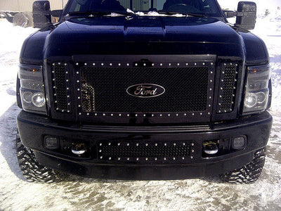 Ford Projector Headlights, Superduty Projector Headlights, Superduty 08-10 Projector Headlights, Smoked/Black Headlights, Recon Projector Headlights