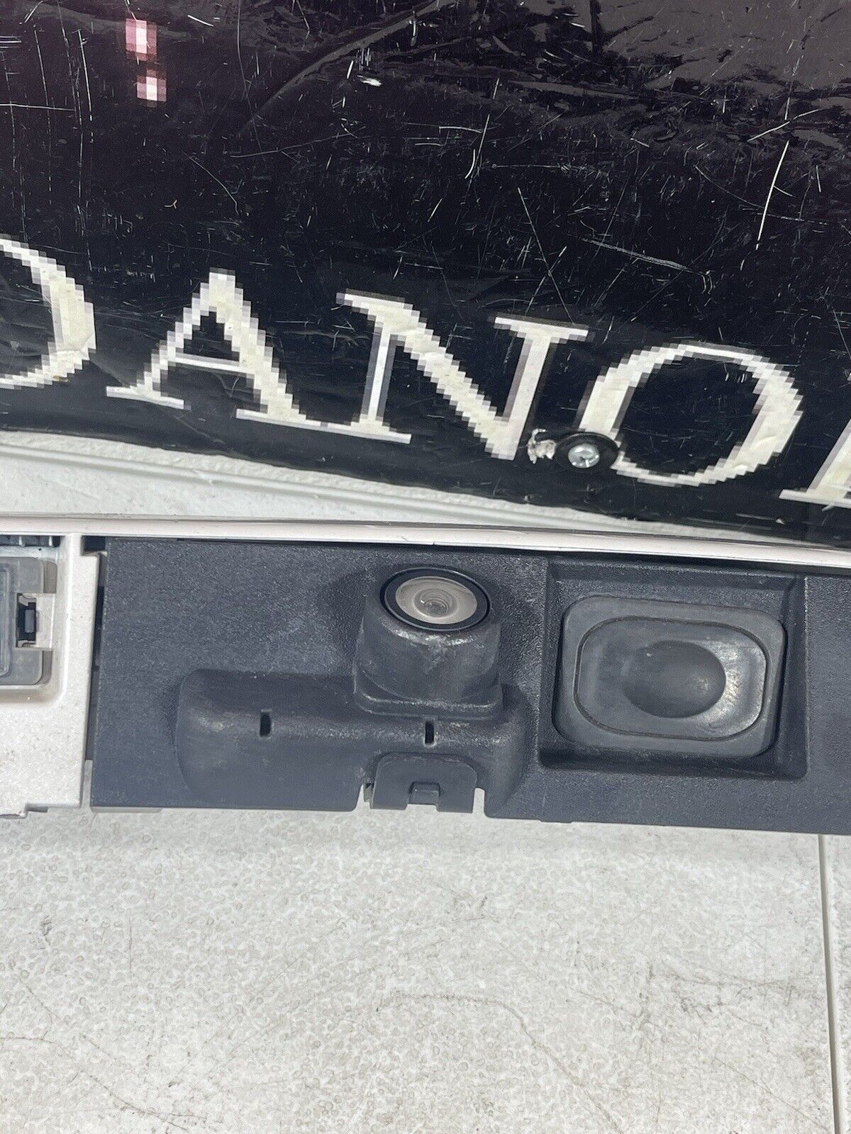 OEM 13-16 Ford Fusion Deck Lid Trunk License Light Trim Panel w Back Up Camera