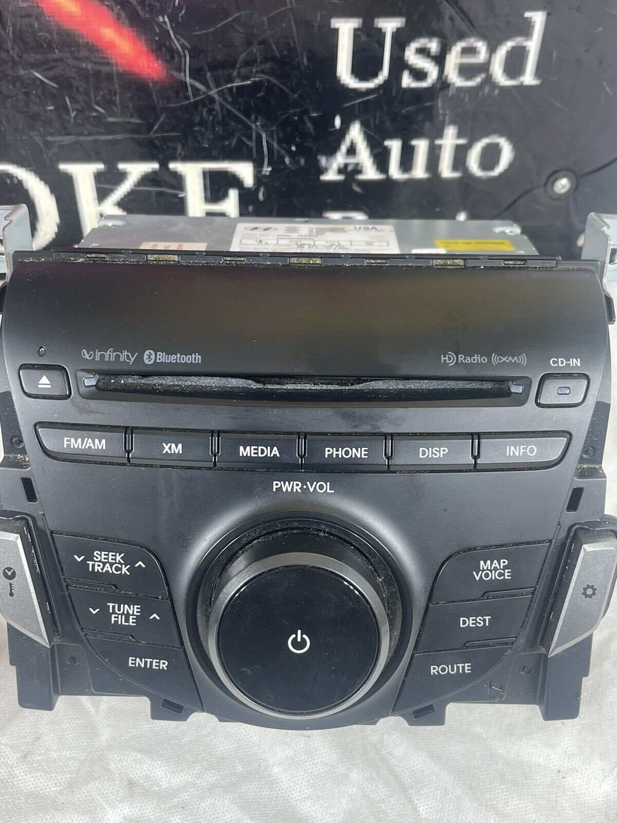 2012-2013 Hyundai Azera Radio Navigation Display Screen ID 965253V100 OEM