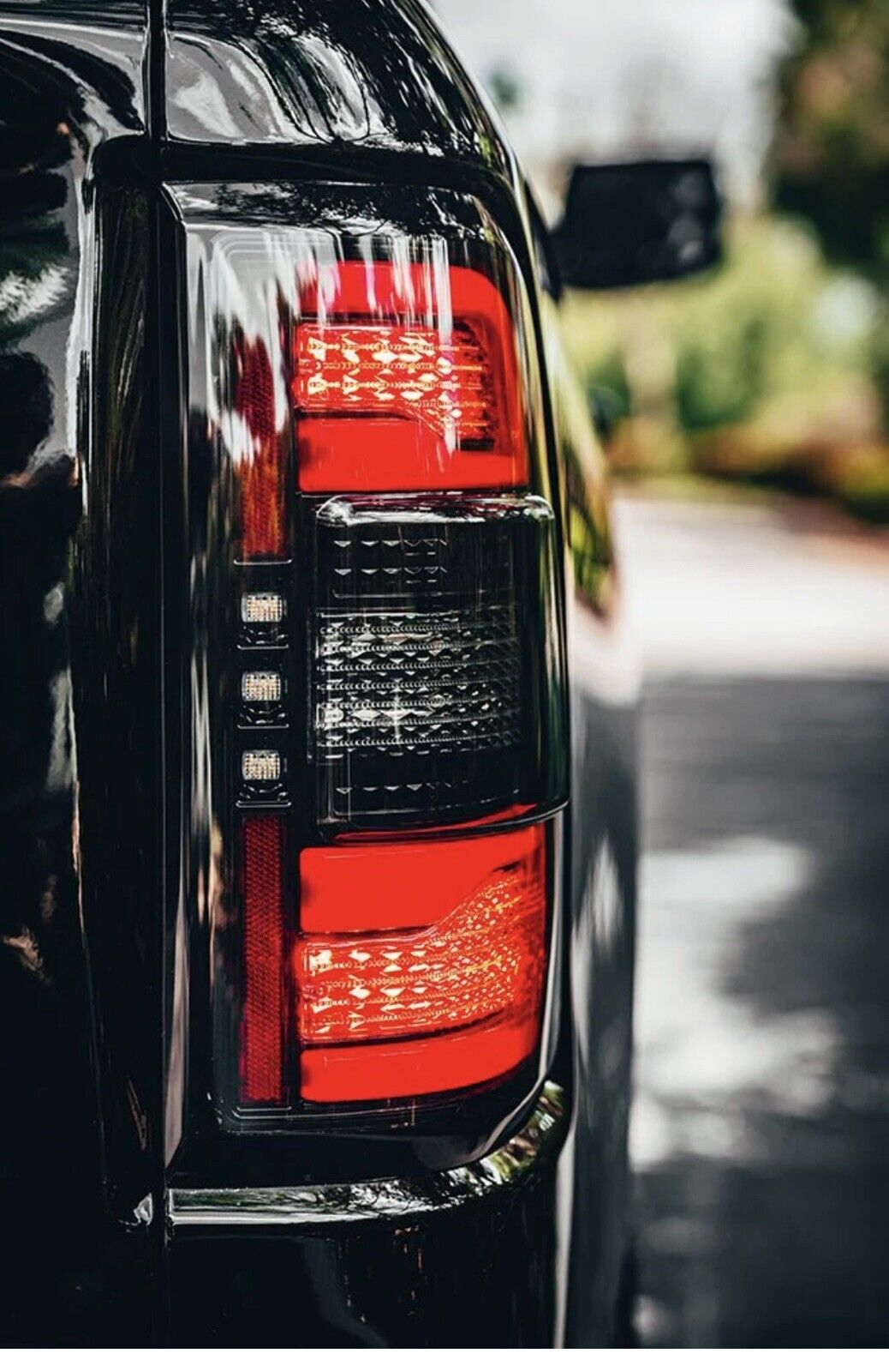 Fits Dodge RAM 1500 19-21 OLED Tail Lights Replaces OEM Halogen Scanning Amber