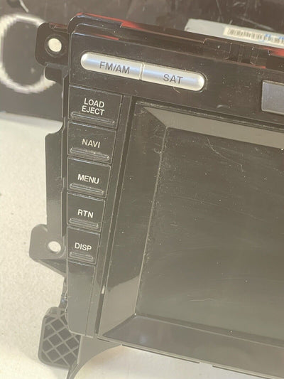2007-2009 Mazda CX-7 Radio Navigation 6 Disc Player Screen Display