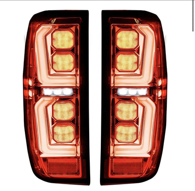 Fits GMC Sierra 1500 19-21 / 2500 3500 20-21 Replaces OEM HALOGEN Tail Lights