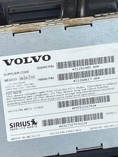 2010-2014 Volvo Radio Amplifier 40 Series C30 C70 S40 V50 V70 XC70 XC90 OEM