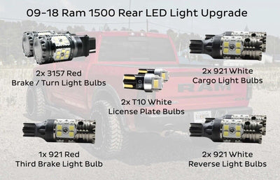 2009-2018 LED XB Fits Dodge Ram 1500 2500 3500 Morimoto Tail Light Smoked