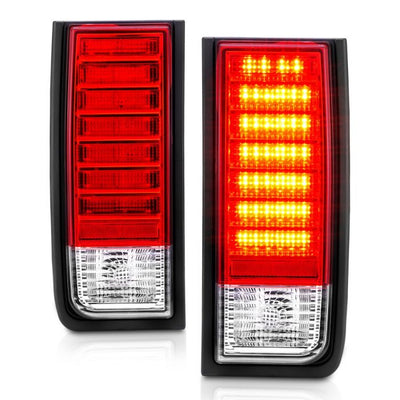Hummer Led Tail Lights, Hummer H2 Tail Lights, SUV  03-09 Tail Lights, Red/Clear Tail Lights, Anzo Tail Lights