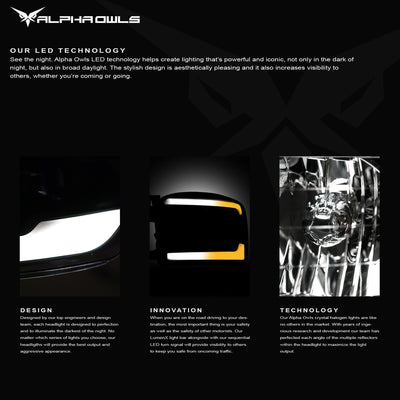 Alpha Owls Headlights, K-1500Headlights, GMC Headlights, 1994-1998 Headlights, Headlights