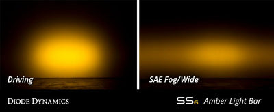 Stage Series 6" SAE Amber Light Bar (pair)